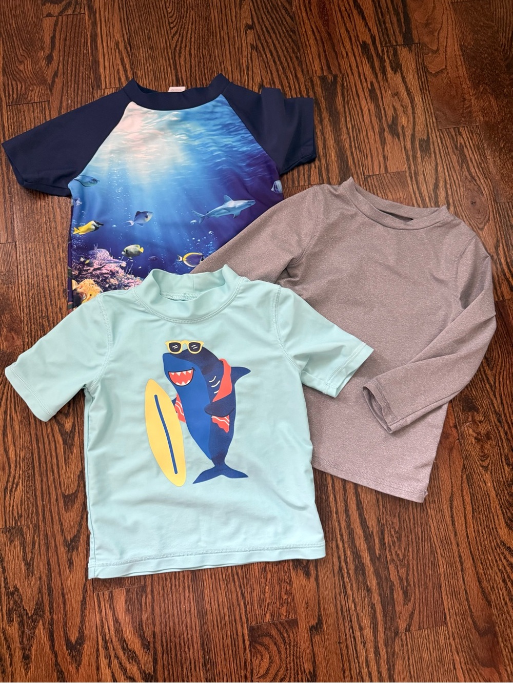 Boys Set of 3 Rash Guards 2T